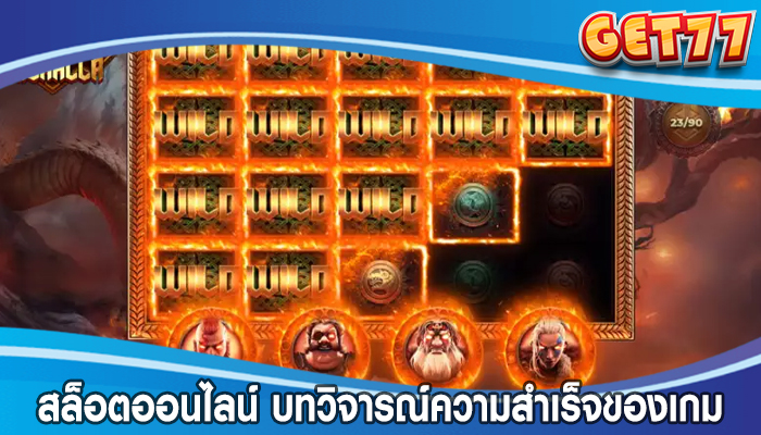 สล็อตออนไลน์ บทวิจารณ์ความสำเร็จของเกมสล็อต