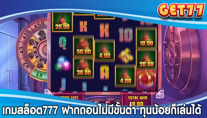 เกมสล็อต777 ฝากถอนไม่มีขั้นต่ำ ทุนน้อยก็เล่นได้ 